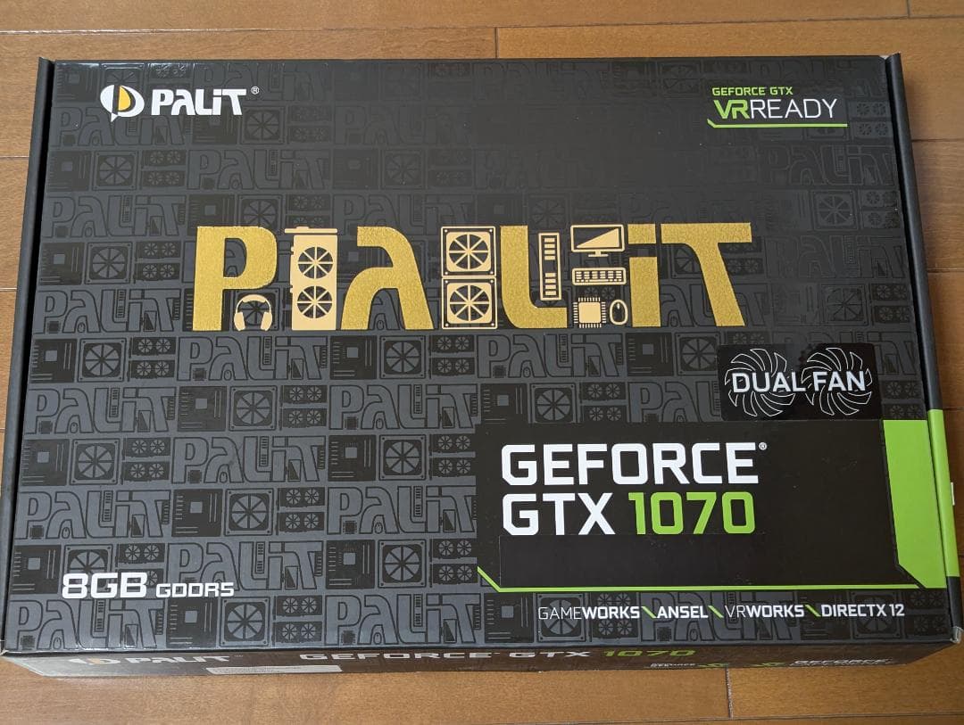 グラフィックボード・グラボ・ビデオカード PALIT GEFORCE GTX 1070 8GB