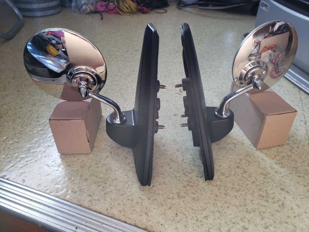 L700　ミラジーノ　ルーカスタイプ　ドアミラー　メッキミラー　ダイハツ