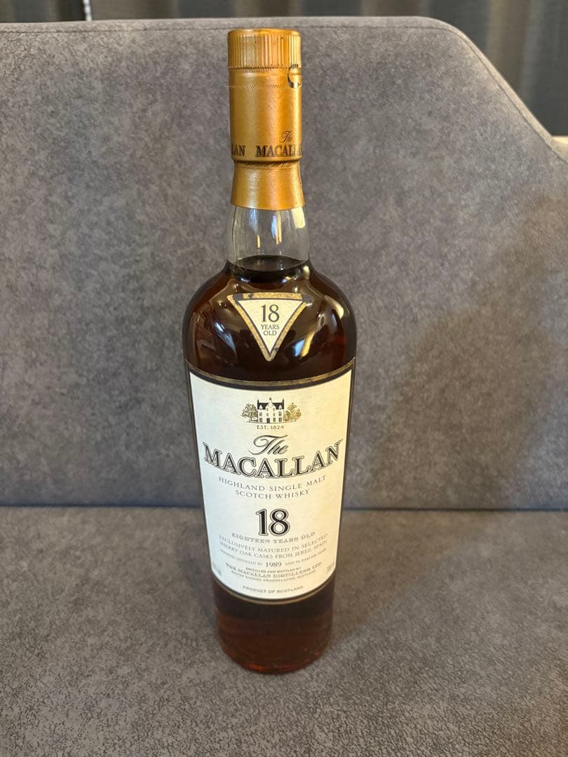 【未開封】マッカラン MACALLAN 18年 シェリーオーク 1989