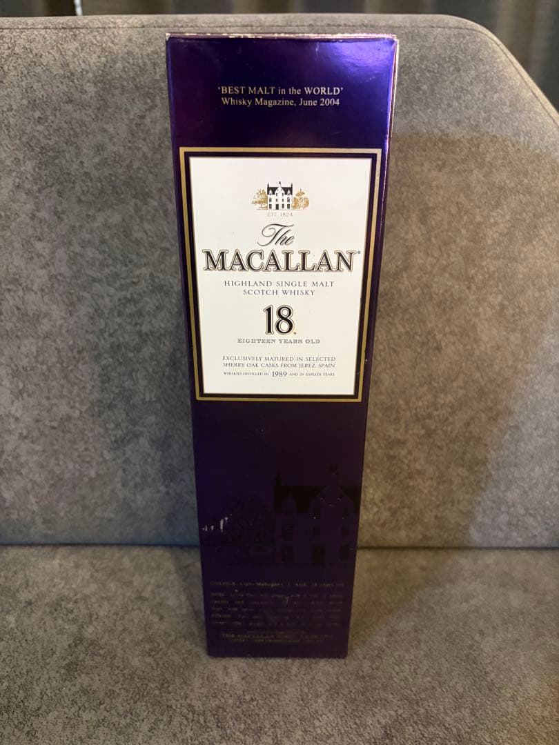 【未開封】マッカラン MACALLAN 18年 シェリーオーク 1989
