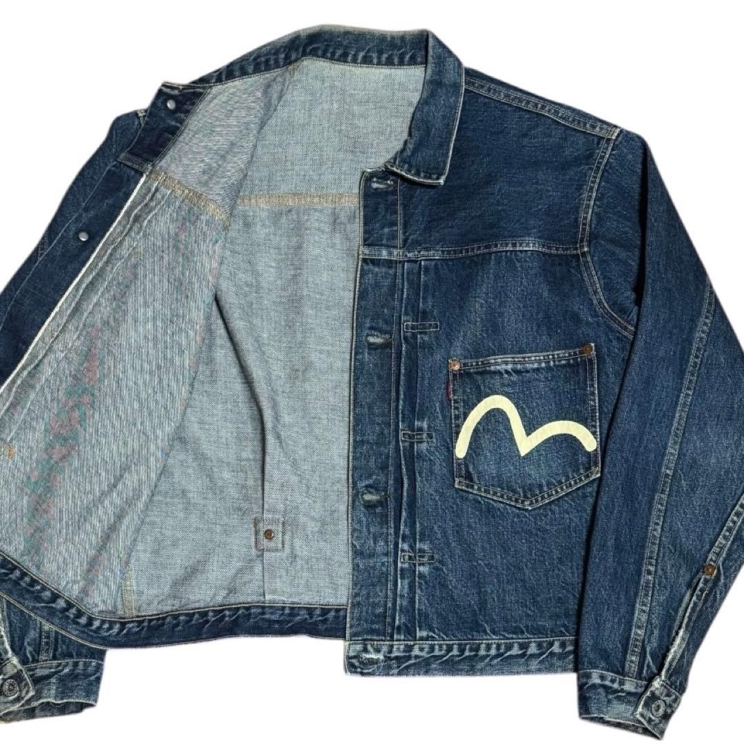 EVISU 初期 EVISタグ 1st 大戦モデル 白カモメ デニムジャケット