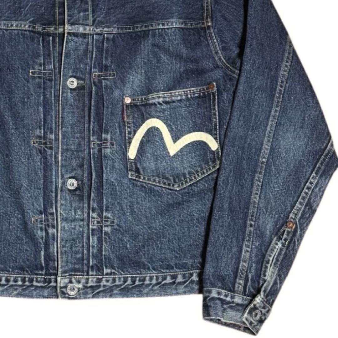 EVISU 初期 EVISタグ 1st 大戦モデル 白カモメ デニムジャケット