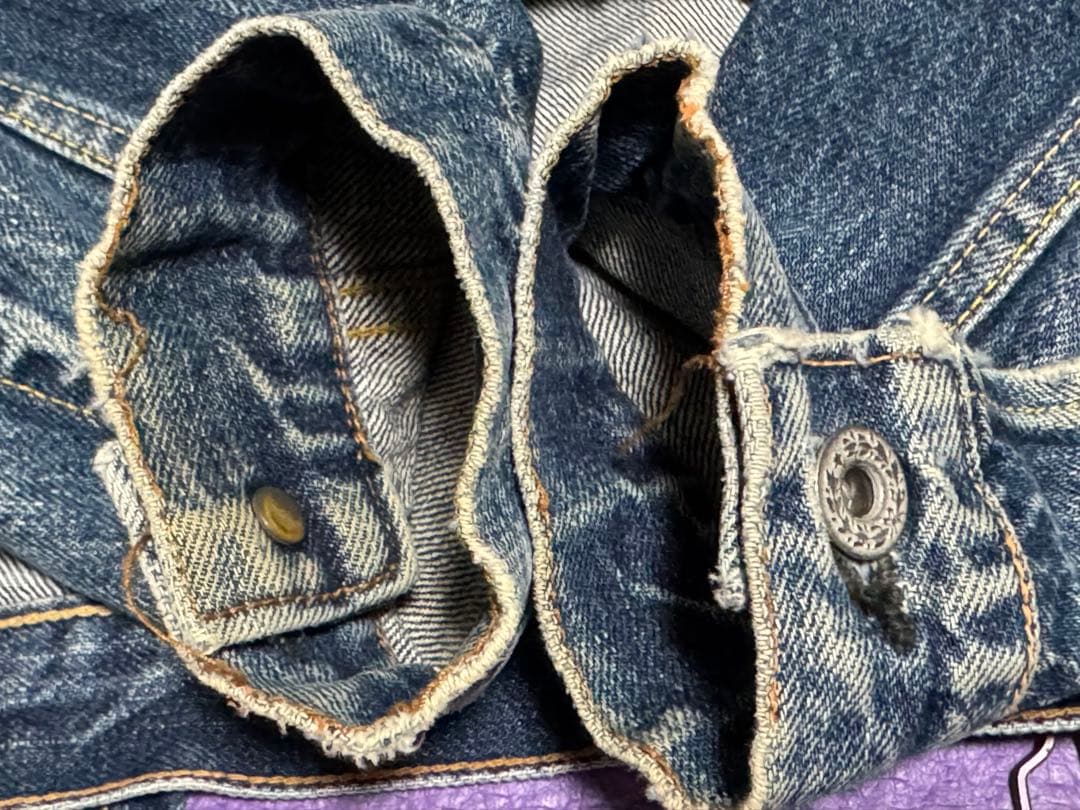 EVISU 初期 EVISタグ 1st 大戦モデル 白カモメ デニムジャケット