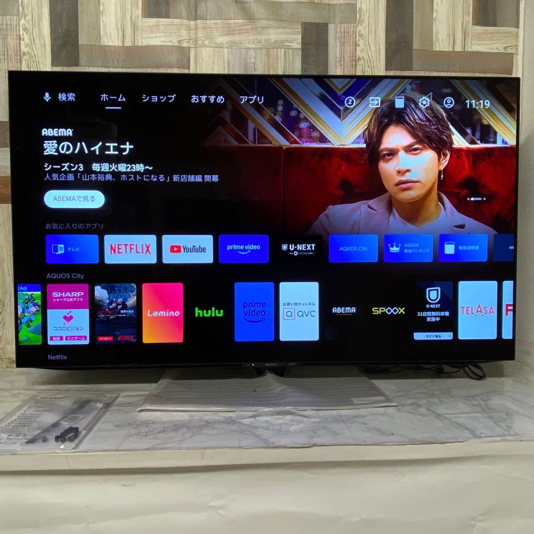 筋肉モリモリのワンちゃんさん専用。直接受渡シャープ 55インチ 有機ELテレビ