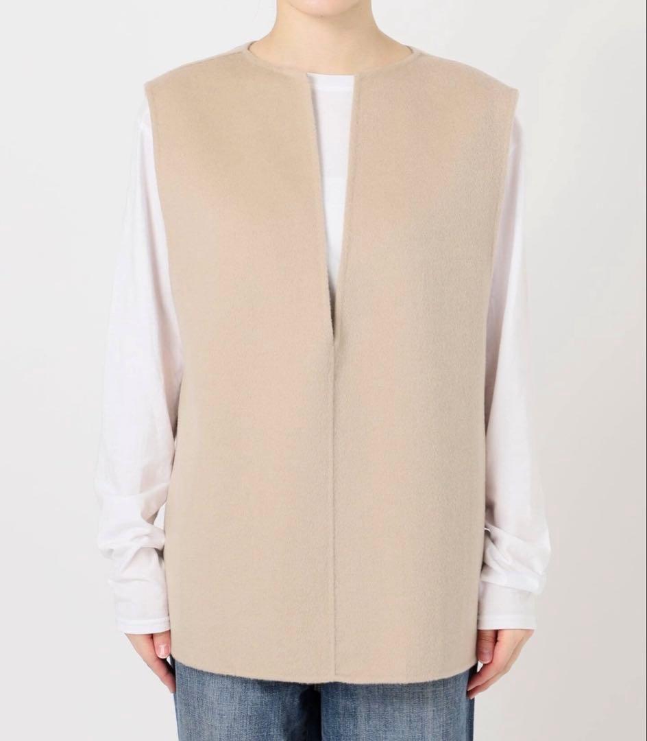 美品★Spick &spanダブルフェイスVネックベスト