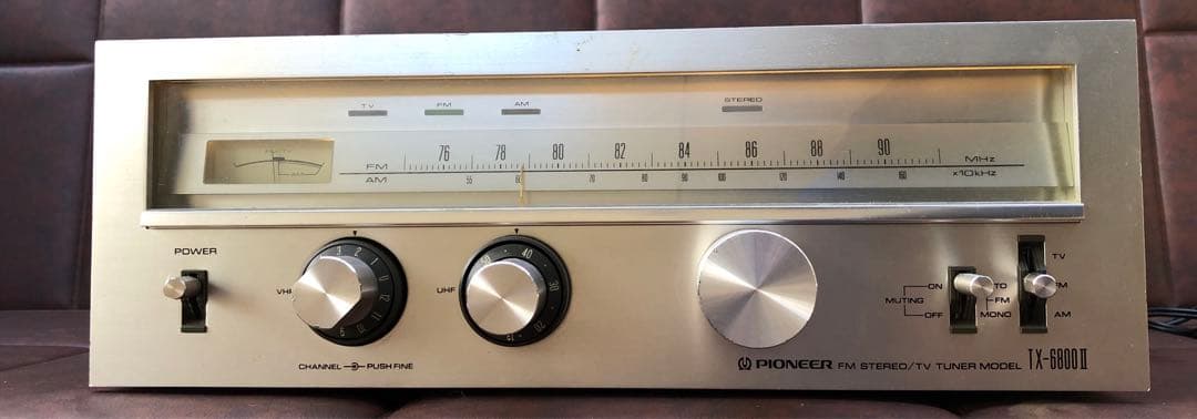PIONEER　TX-6800II FM/AMチューナー動作品(J6)