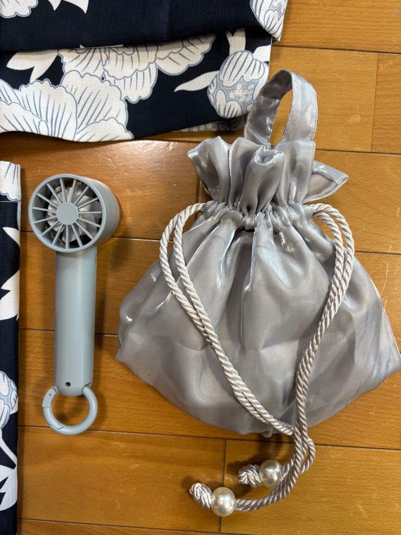 セパレート浴衣 / 浴衣+作り帯+飾り帯+草履+巾着セット