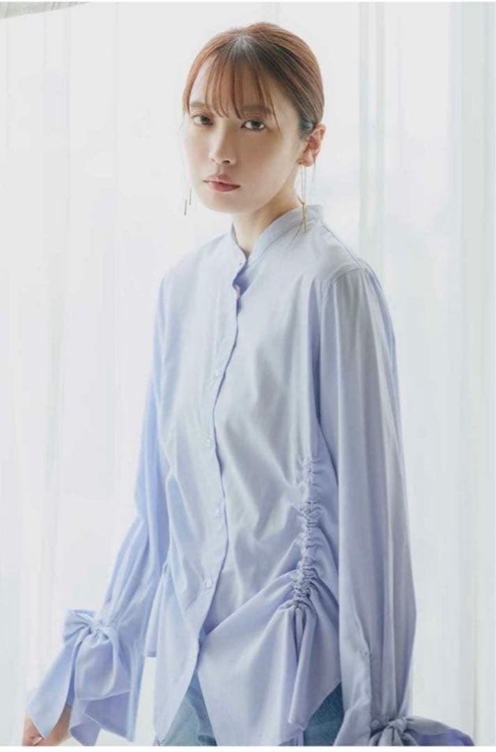 cocodeal リボンスリーブドロストシャツブラウス　⭐︎新品タグ付き未開封