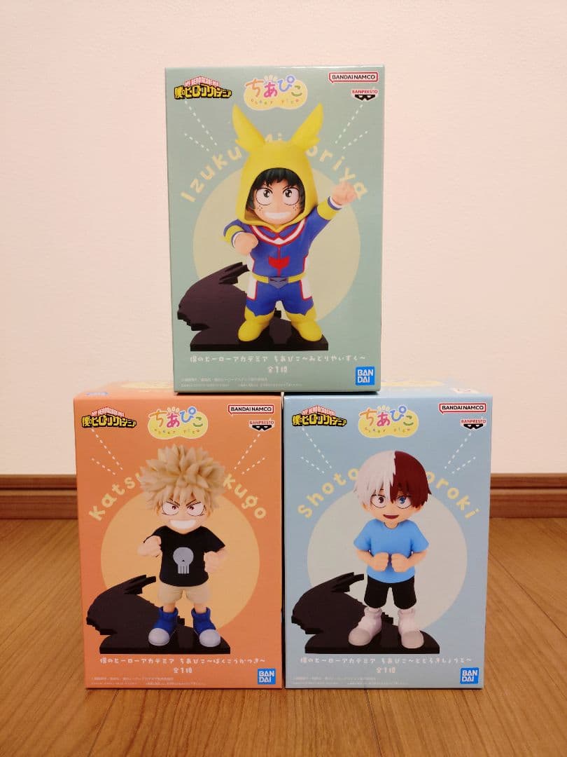 す*ず様 僕のヒーローアカデミア　ちあぴこ　フィギュア 3体セット　まとめ売り