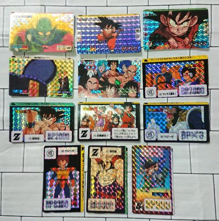 【使用済テレカ貼り】ドラゴンボール カードダス他６０枚セット