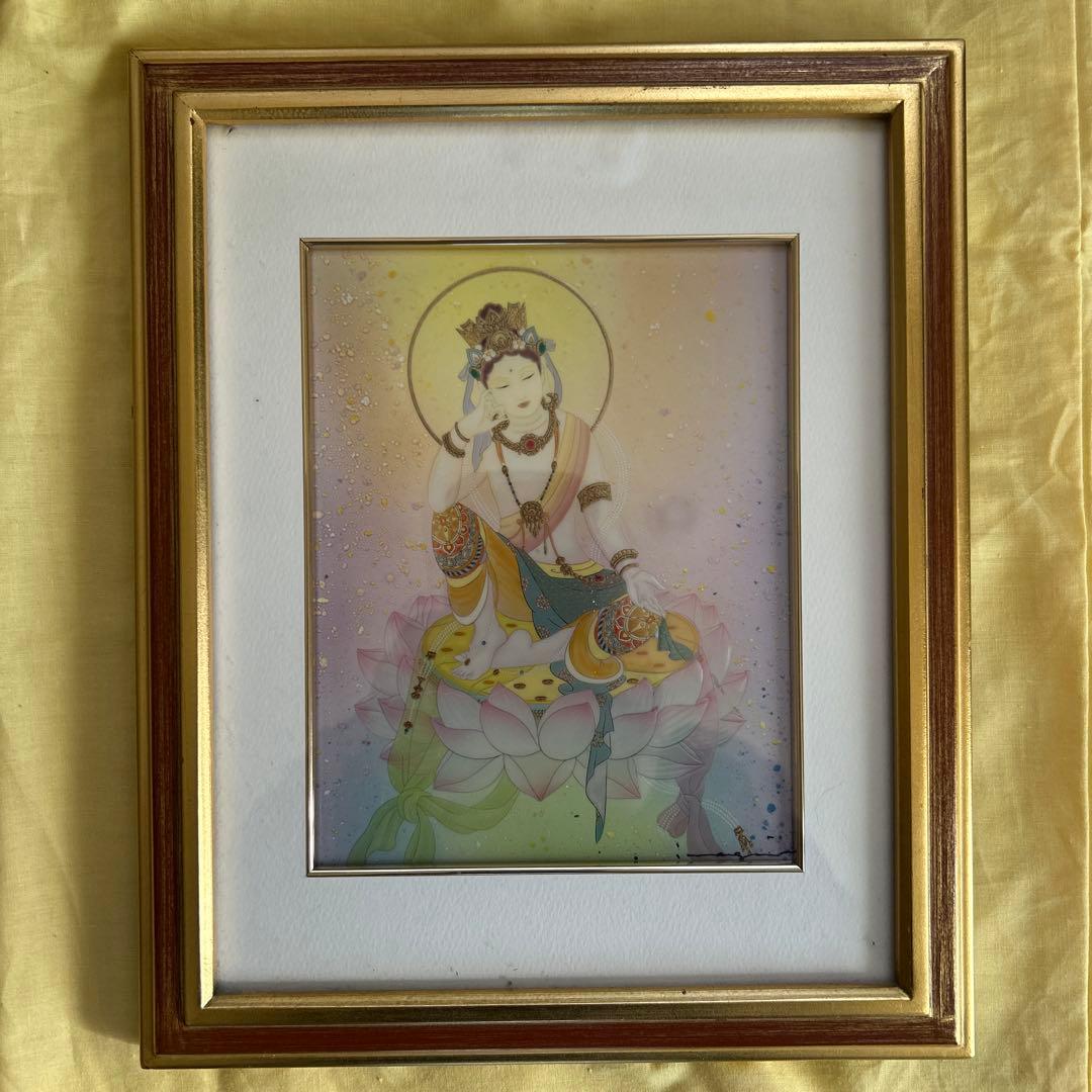 草場一壽さん　「弥勒菩薩」　シルクレ