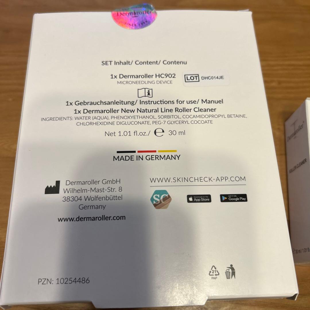 ダーマローラー　Dermaroller HC902 クリーナー セット