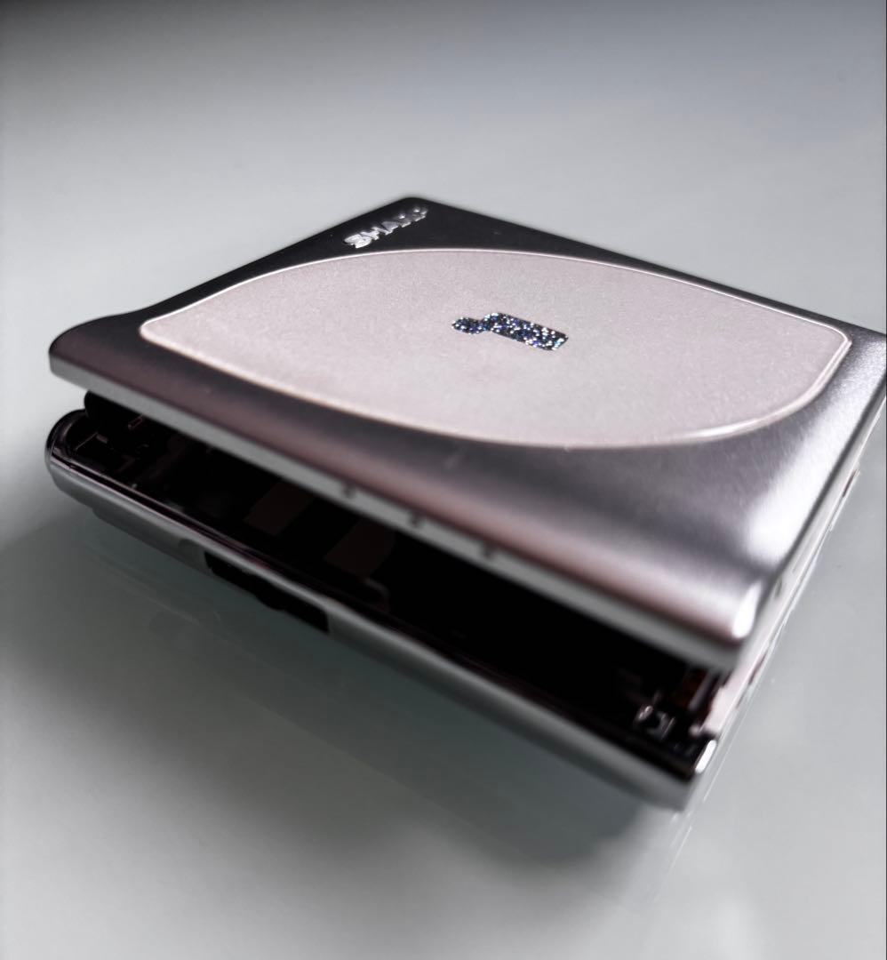 SHARP ポータブルMDプレーヤーMD-ST60-S 1bitデジタルアンプ