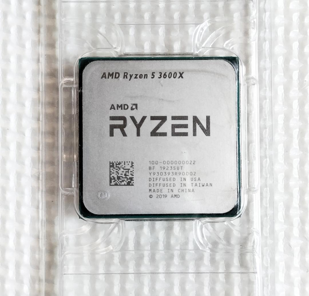 AMD Ryzen 5 3600X CPU ZEN2 6コア12スレッド