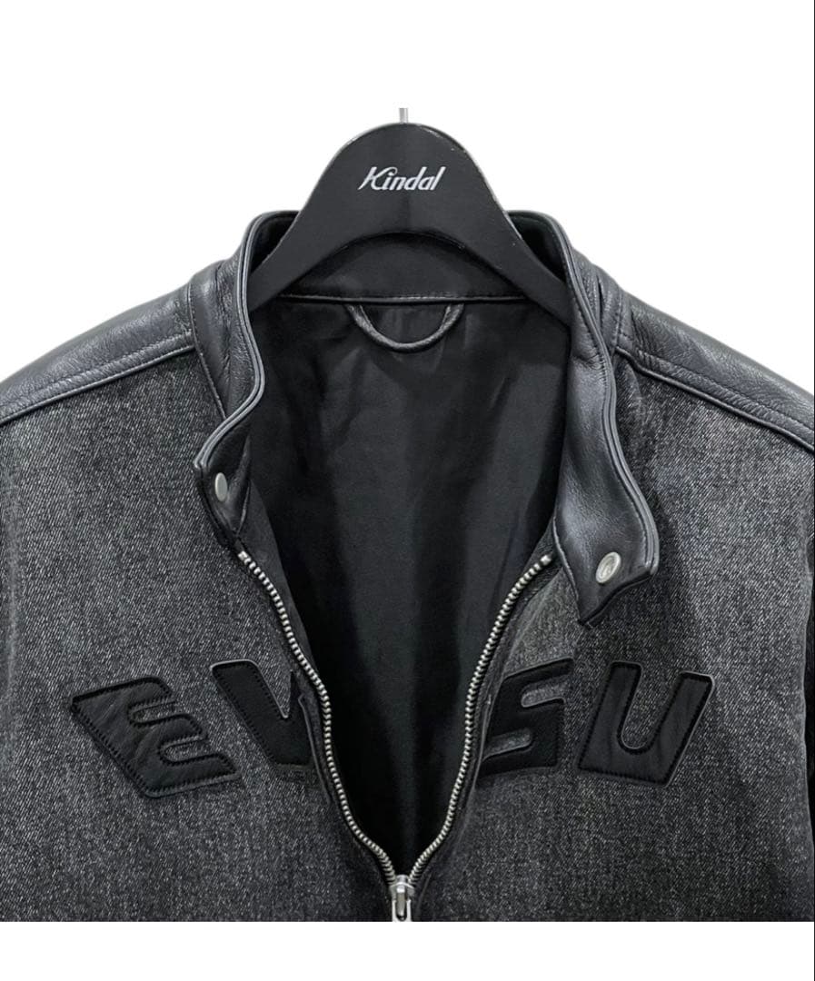 値下げ可Evisu デニムレザージャケット