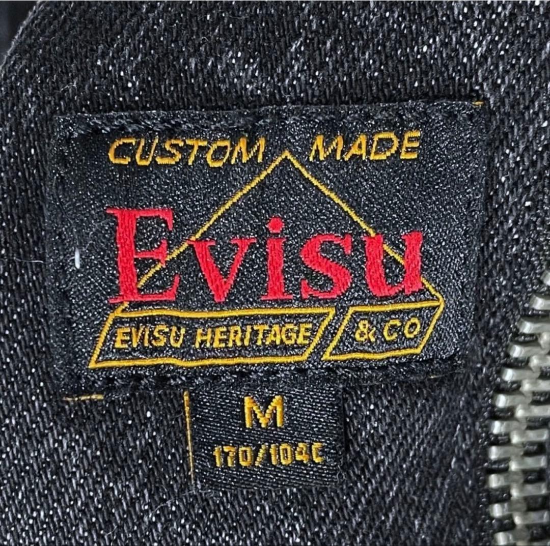 値下げ可Evisu デニムレザージャケット