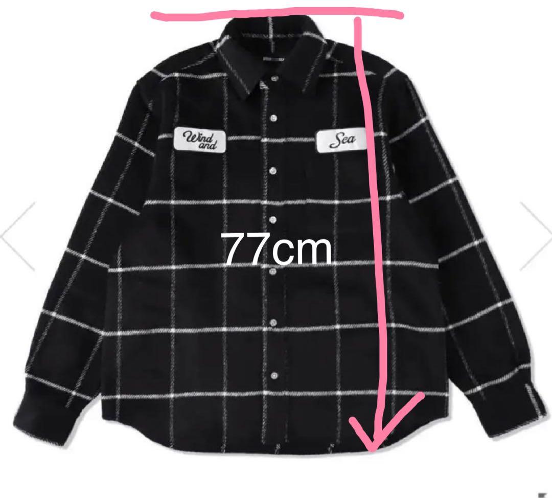 WINDANDSEA ミリタリー チェックシャツ