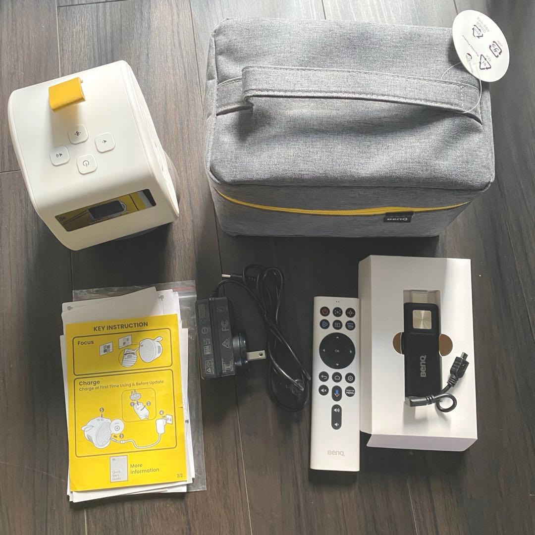 【さきぽん】BENQ GV11 LEDプロジェクター 本体 付属品一式