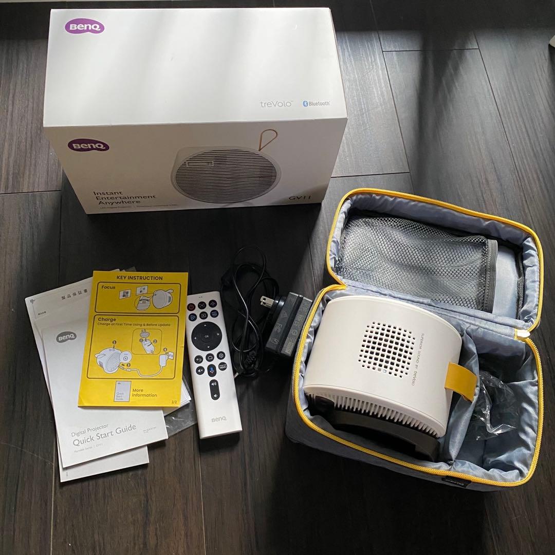 【さきぽん】BENQ GV11 LEDプロジェクター 本体 付属品一式