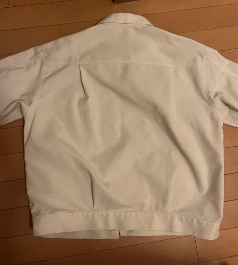 短丈白デニムジャケット　archive 00s ダークウェアopium y2k