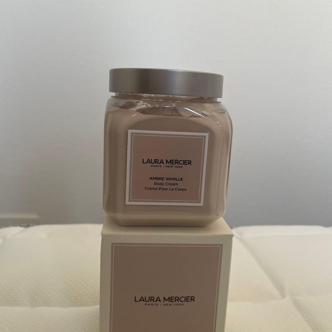 【美品】ローラメルシエホイップトボディクリーム　アンバーバニラ　340g