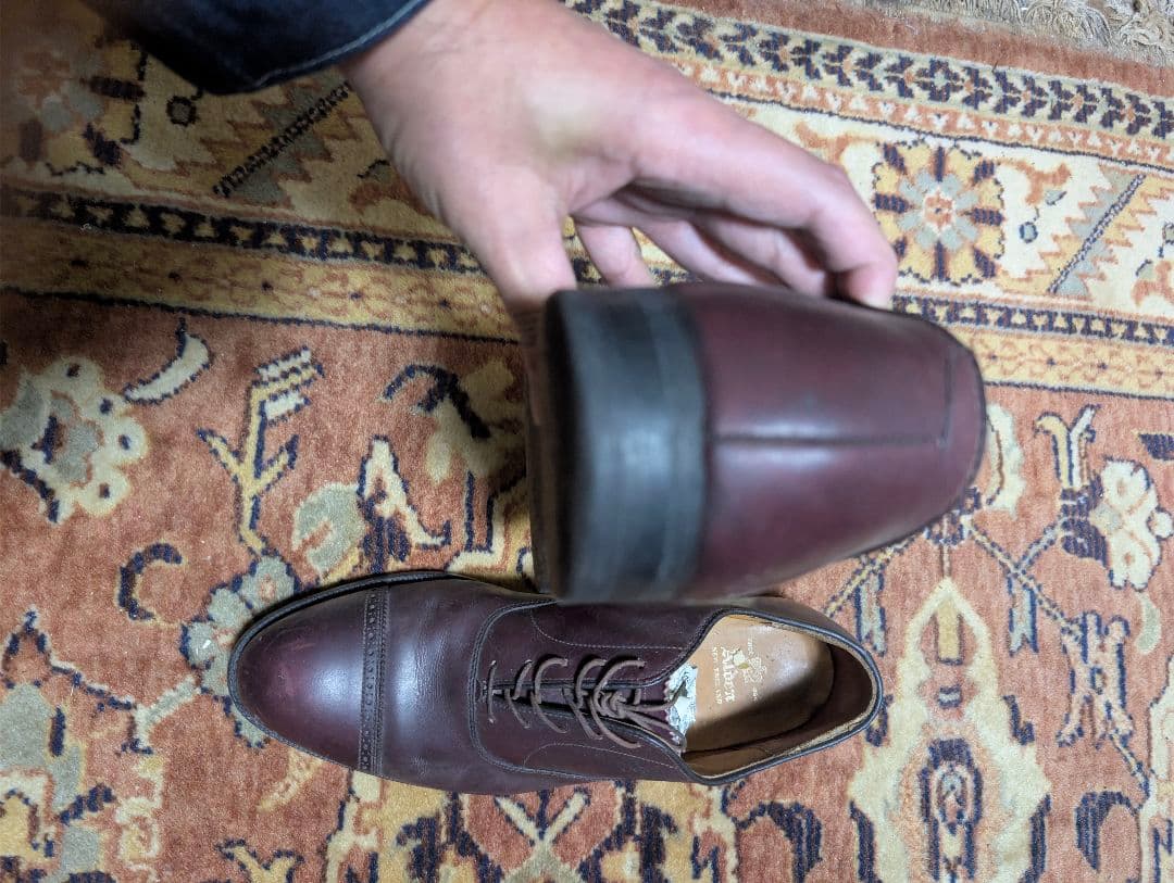 シ*ル様 Alden ダークブラウン ドレスシューズサイズ11ハーフBワイズ定価