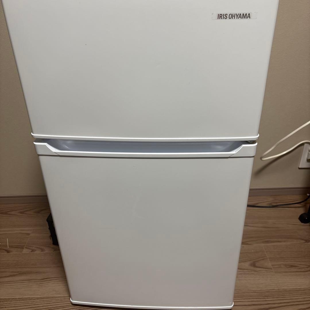 IRIS OHYAMA 冷蔵庫 IRSD-9B-W 90L