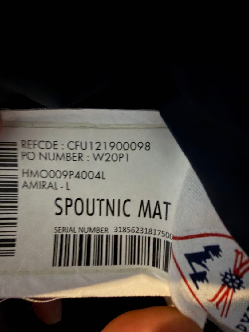 PYRENEX スプートニックマット　ネイビー　AMIRAL