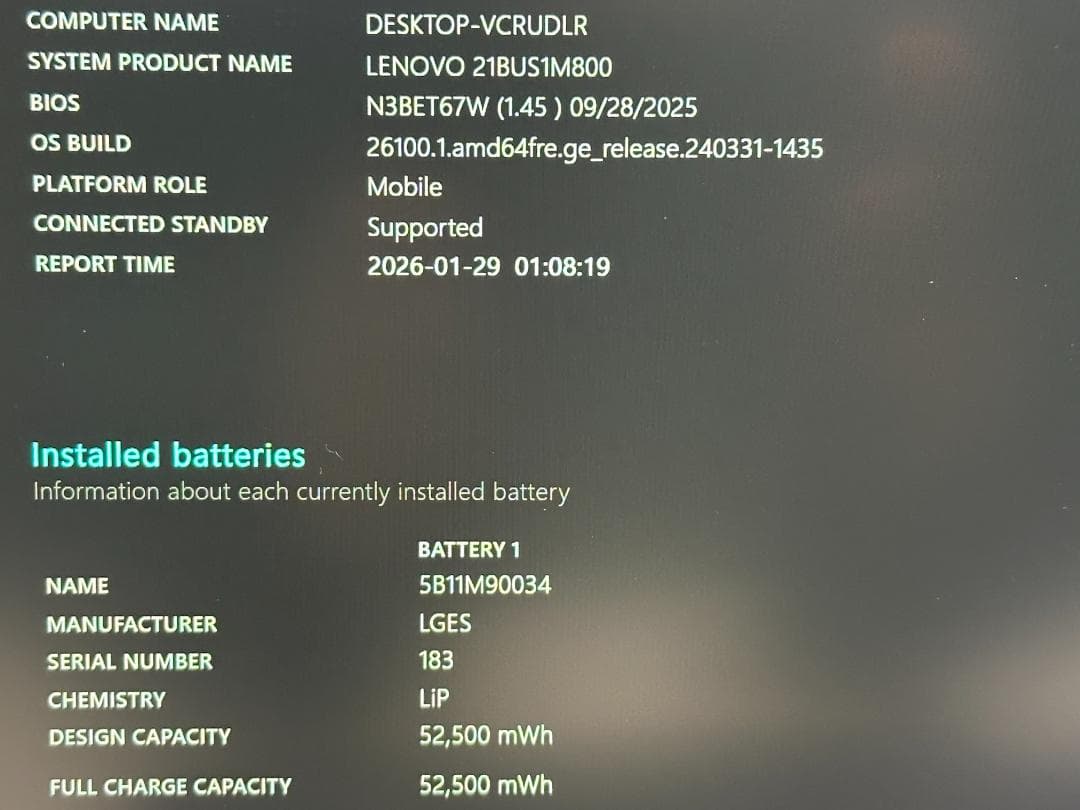 Windowsノート本体 Lenovo ThinkPad P16s G1 i7 32G 512G T550