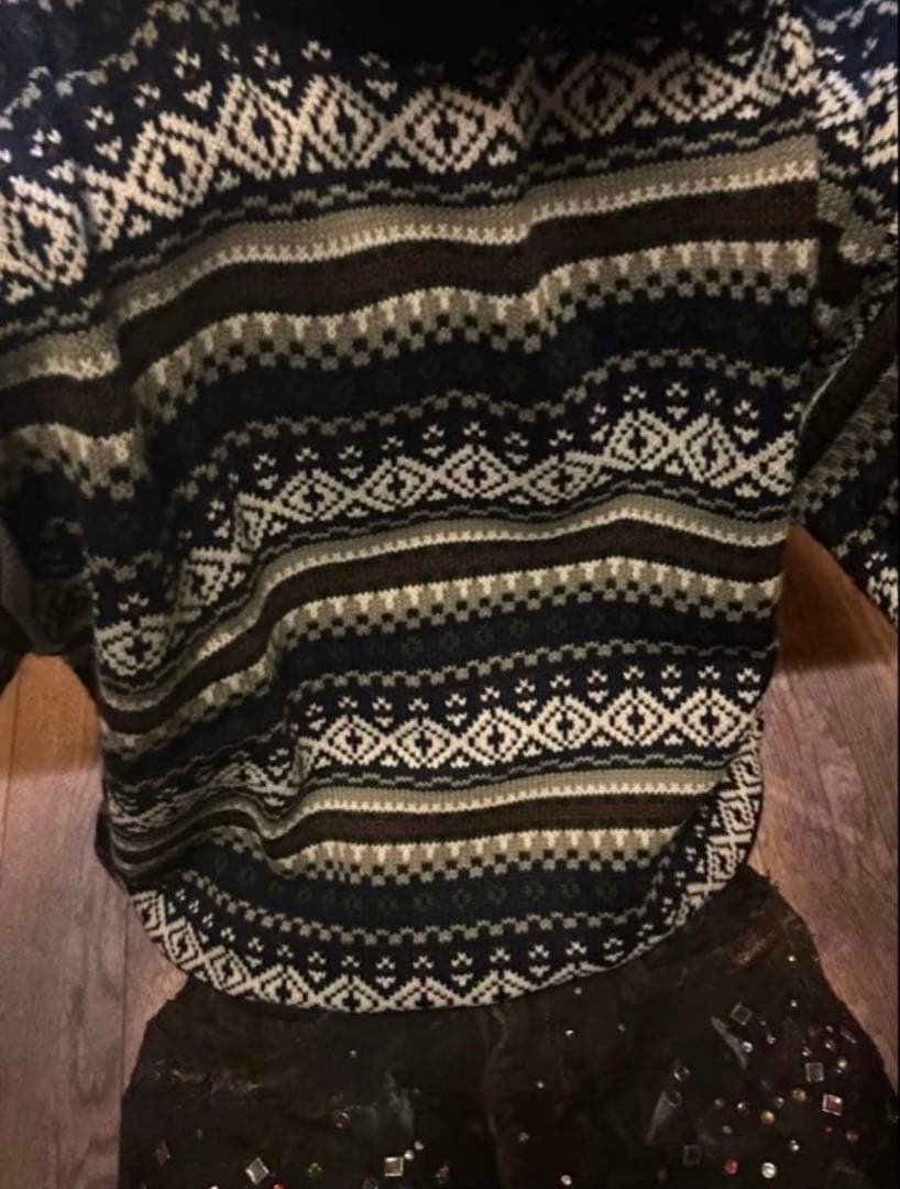 柄ニット gx1000 Passport yardsale dime