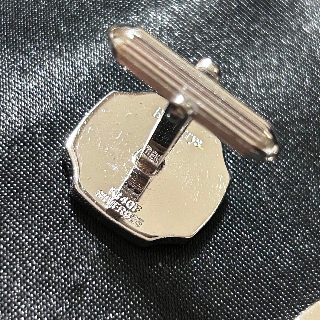 【3点セット】バーバリー タイピン カフス カフリンクス 箱付き シルバー ロゴ