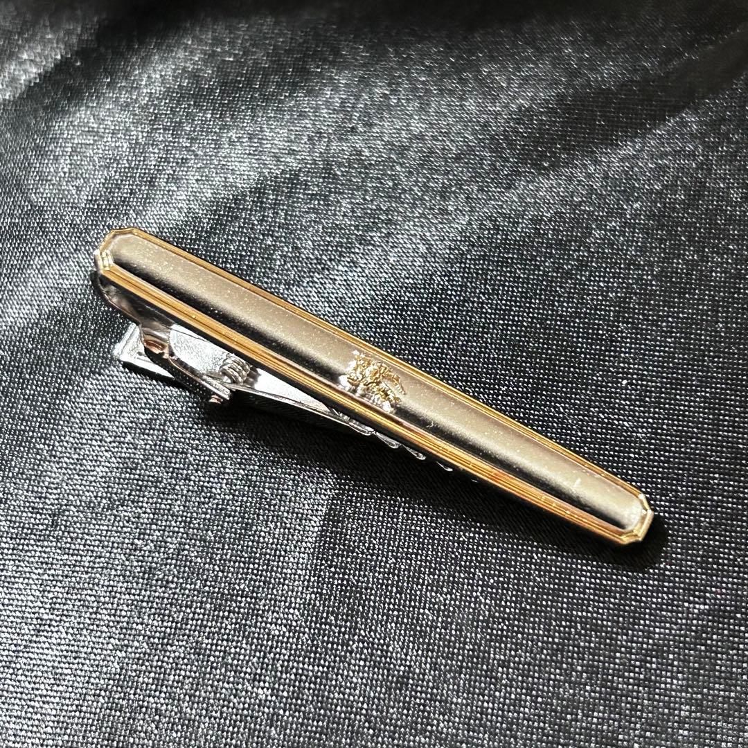 【3点セット】バーバリー タイピン カフス カフリンクス 箱付き シルバー ロゴ