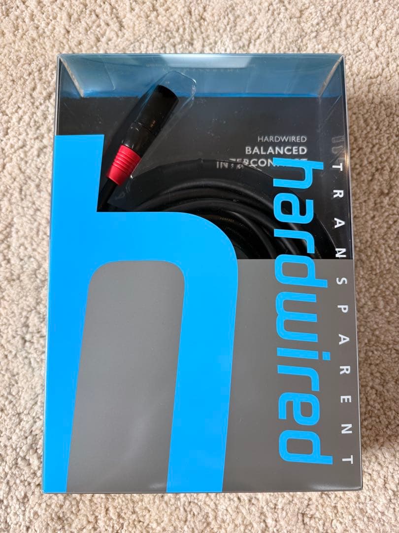 Transparent Hardwired XLR インターコネクト