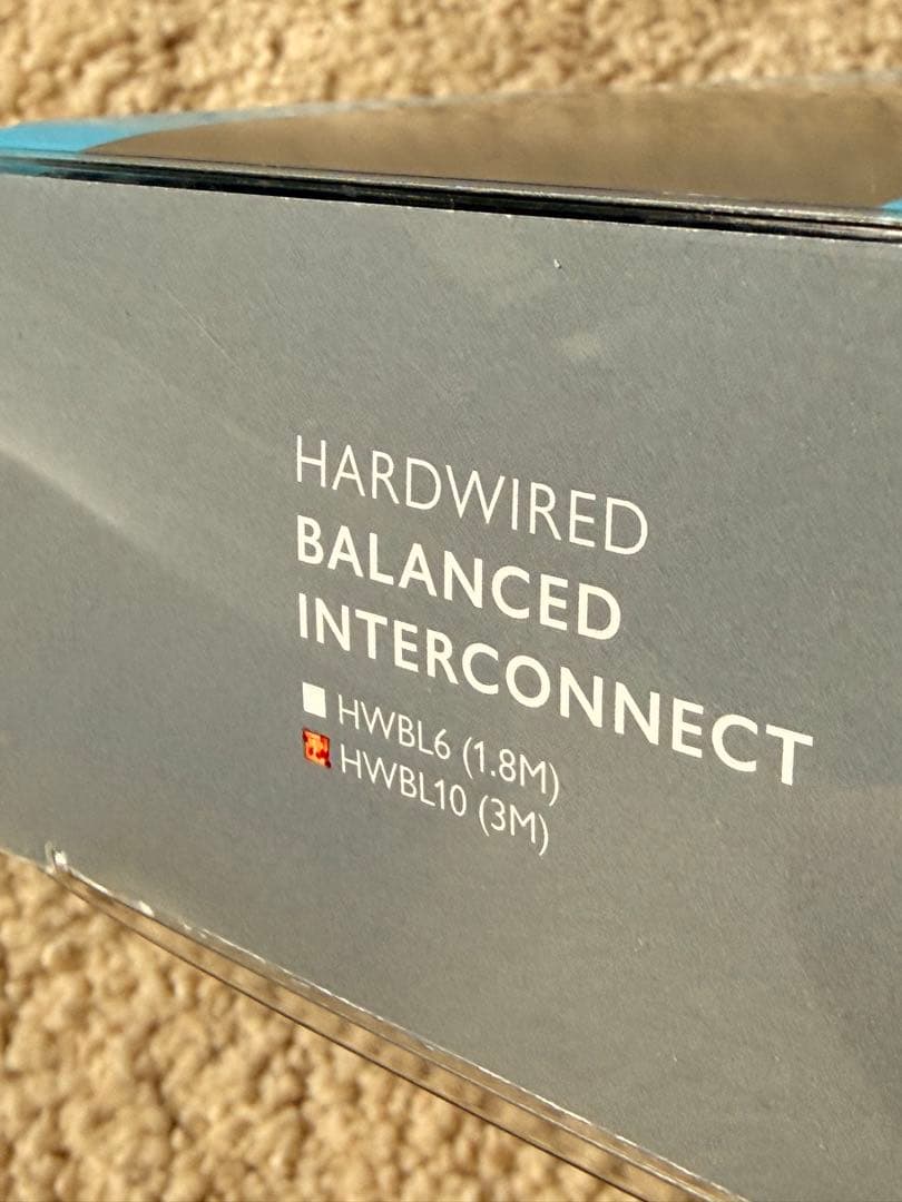 Transparent Hardwired XLR インターコネクト