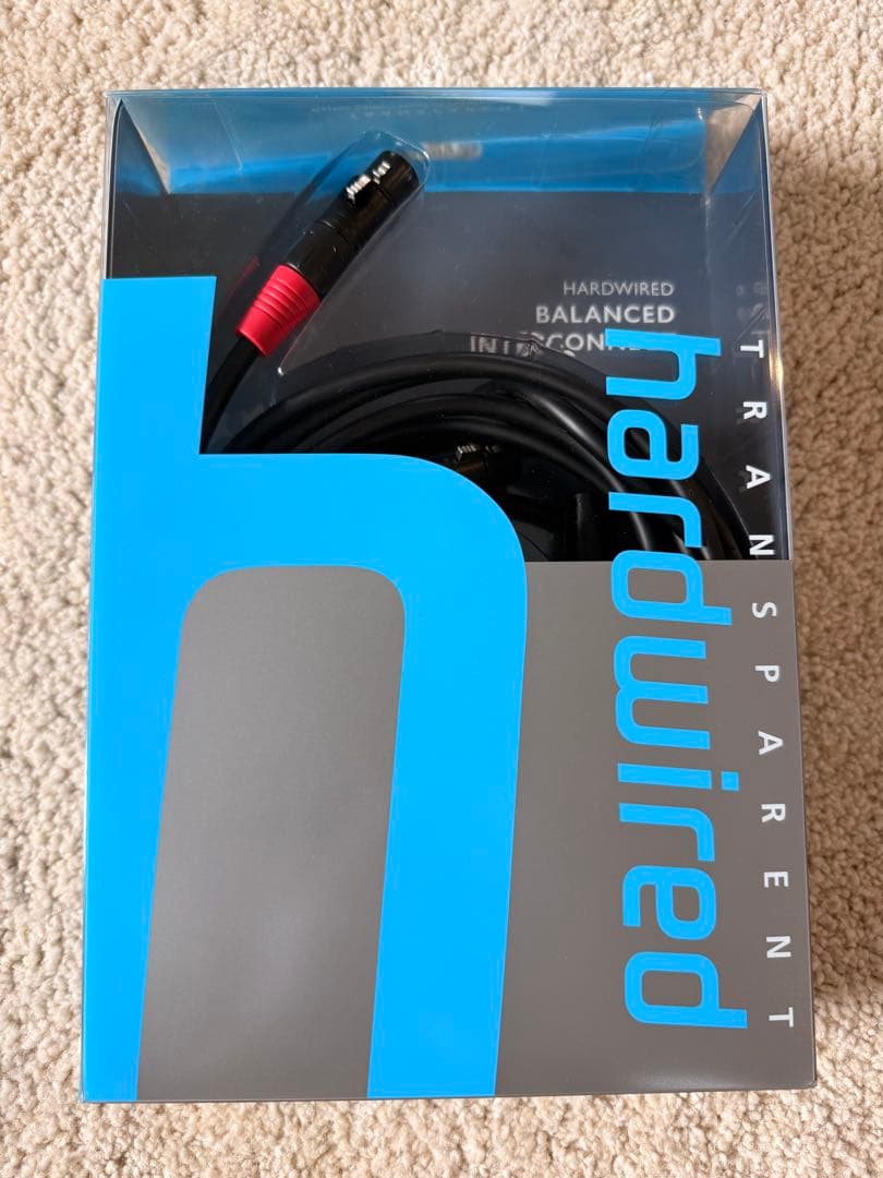 Transparent Hardwired XLR インターコネクト