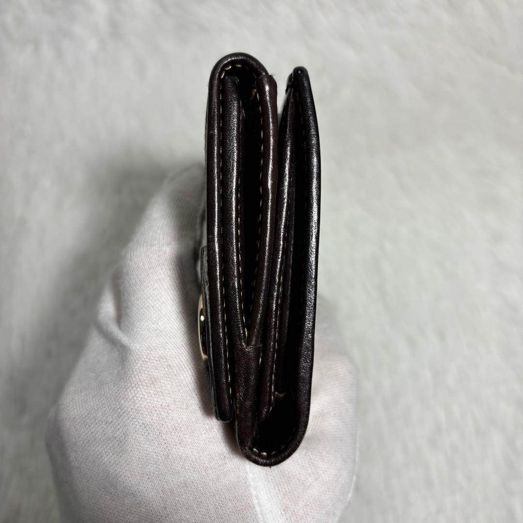 ✨美品✨ グッチ 長財布 GGキャンバス インターロッキング 二つ折り ブラウン