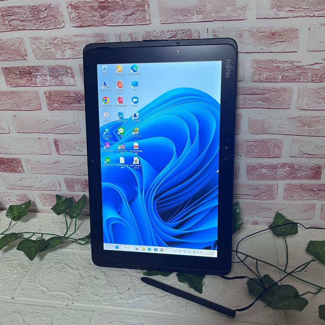 ★美品タブレット SSD128GB メモリ8GB★TypeC ノートPC165