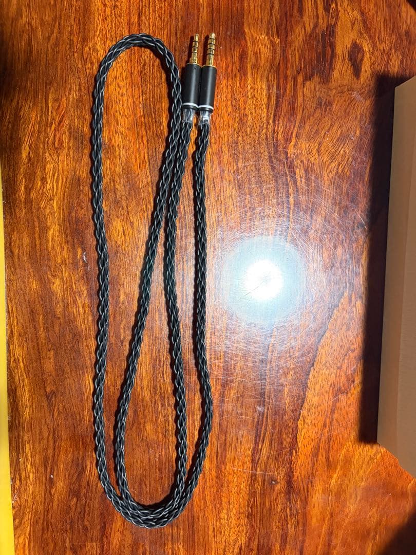 NOBUNAGA Labs 黒龍ヘッドホンケーブル 3.5mm 4.4mm