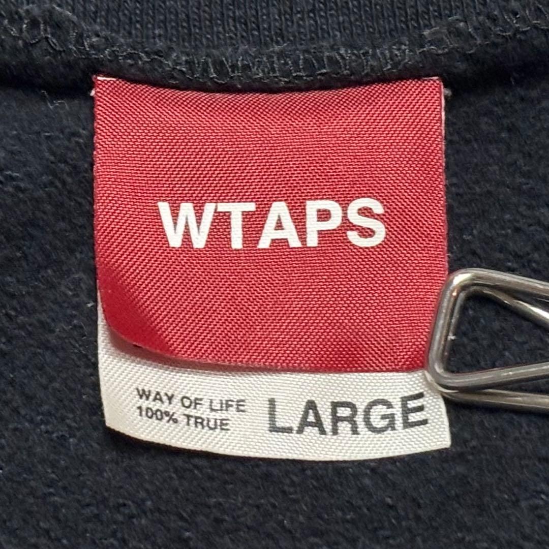 WTAPS ダブルタップス スウェット ブラック プリント