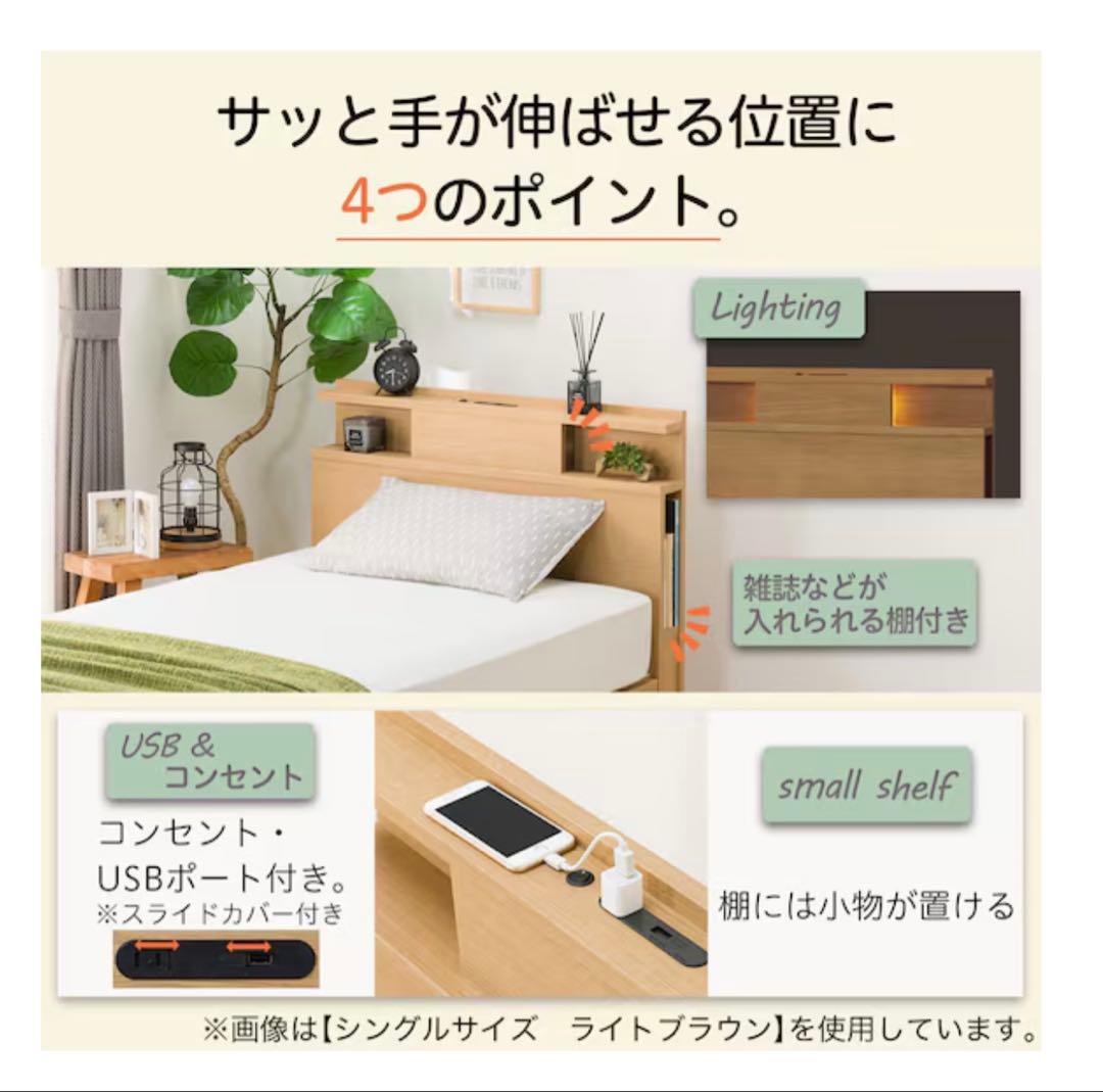 Hです！ニトリ ダブル ベッドフレーム