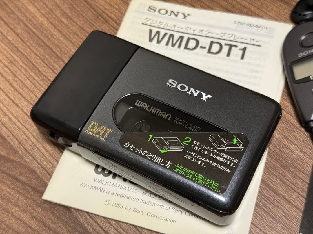希少 元箱付き 整備済極上品 SONY ソニー テーププレーヤー WMD-DT1