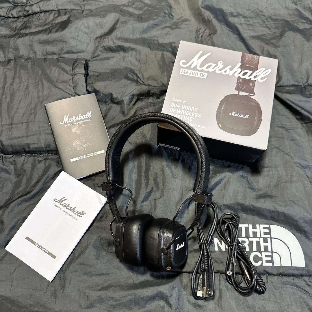いますぐ使える美音Marshall Major IV ワイヤレスヘッドホン　美品