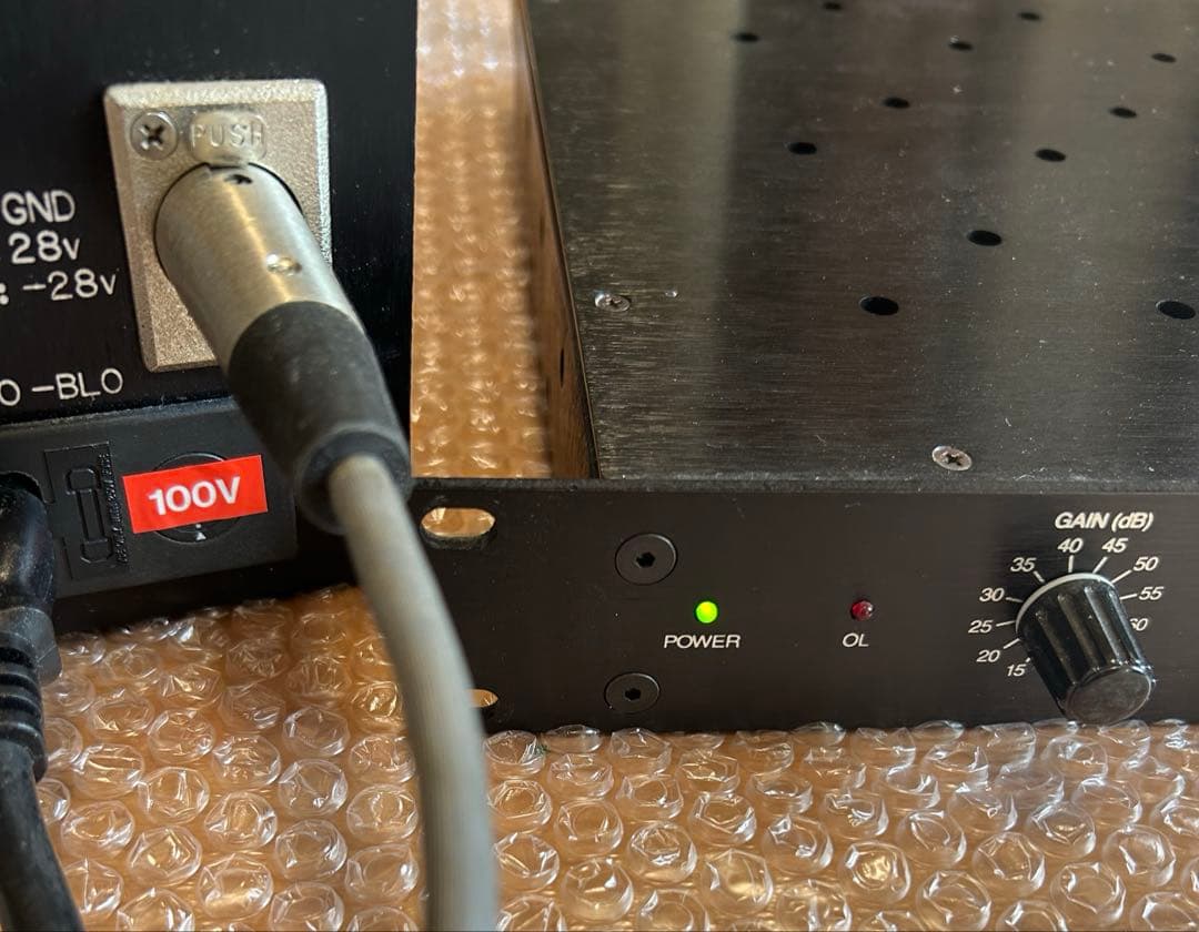 【レア】GML OUTBOARD SUPPLY±28 VOLTS4chプリアンプ