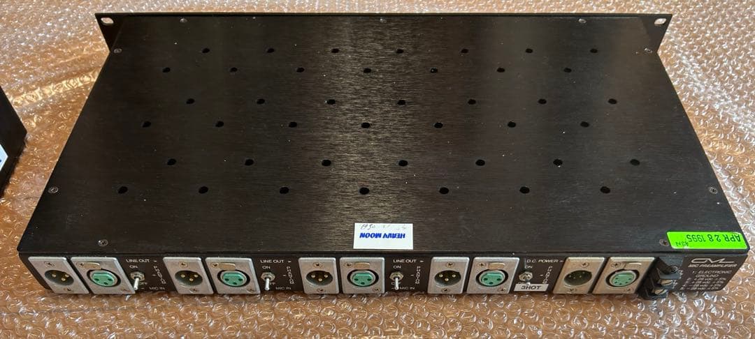 【レア】GML OUTBOARD SUPPLY±28 VOLTS4chプリアンプ