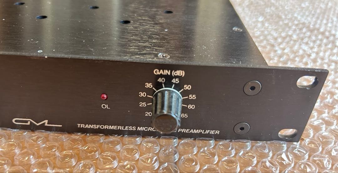 【レア】GML OUTBOARD SUPPLY±28 VOLTS4chプリアンプ