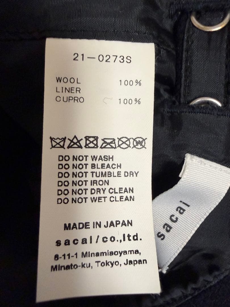 sacaiサカイ　ウールマウンテンハット