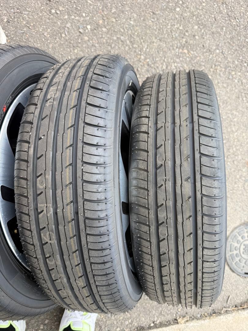 スペーシアカスタムmk54s15インチ ホイールタイヤ 4本セット