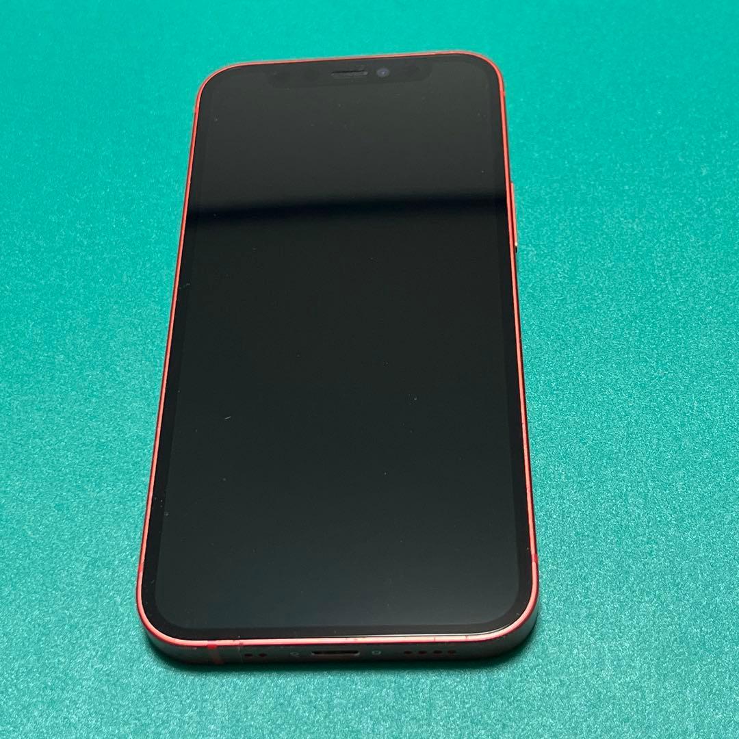 【美品】iPhone 12 mini レッド 64GB バテリ100% 14