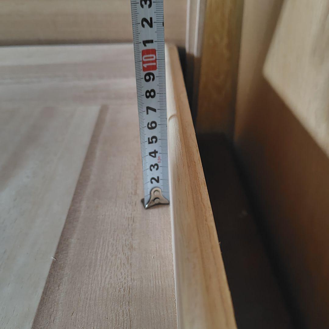 高級　桐箪笥　 着物収納　盆5つ　引き出し2つ付き　洋モダン