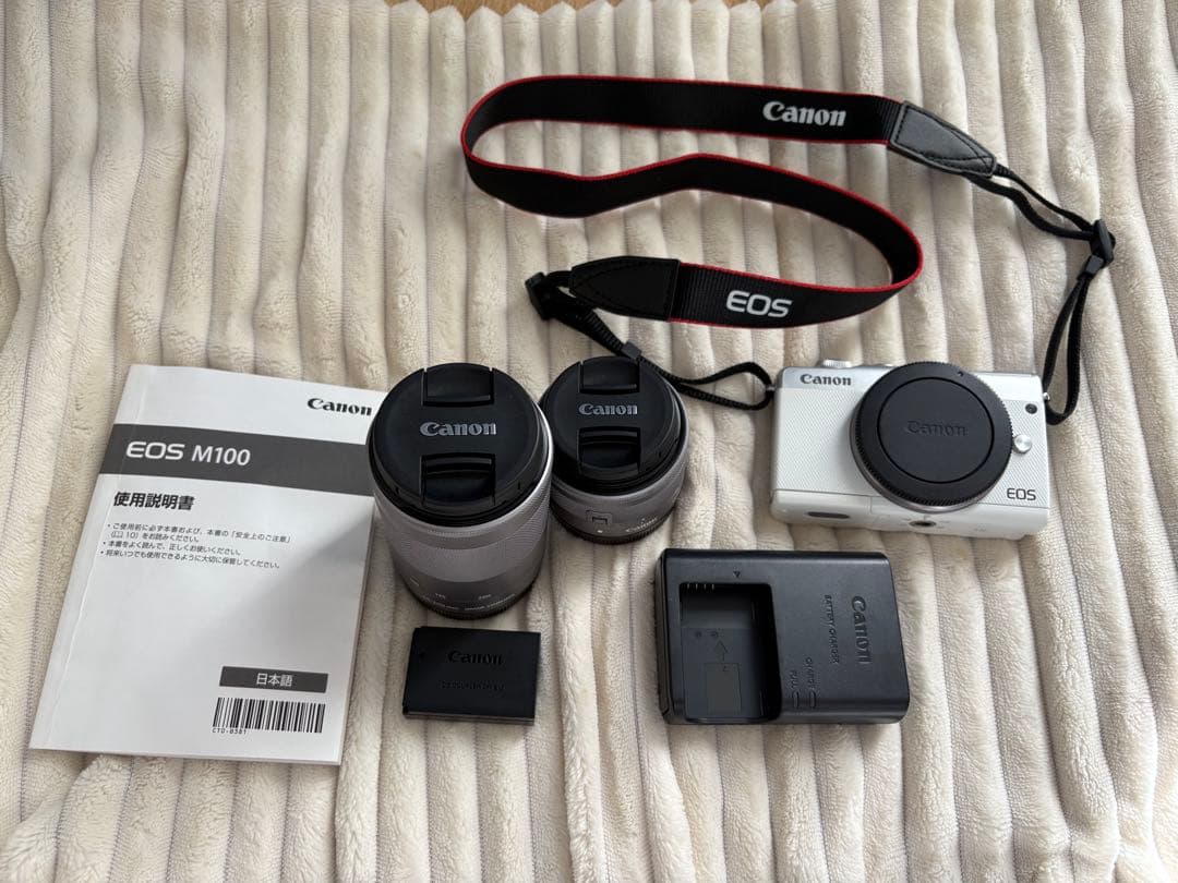 値下げ依頼歓迎 Canon EOS M100 ダブルズームキット